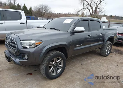 2017 Toyota Tacoma Double Cab/Ltd z USA, uszkodzony, nr VIN 5TFGZ5AN5HX095895